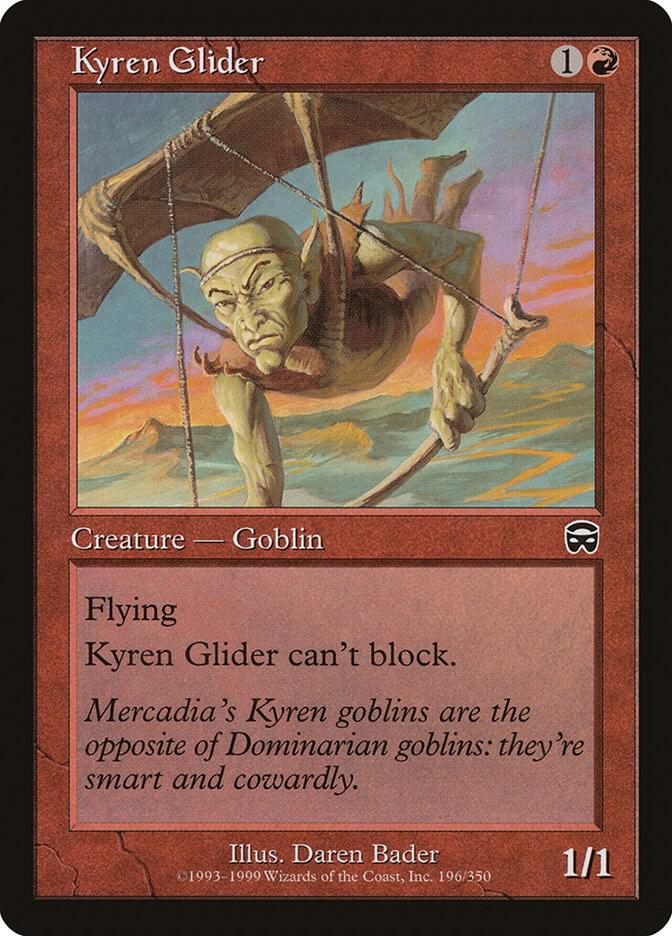 Kyren Glider 196 card from Mercadian Masques