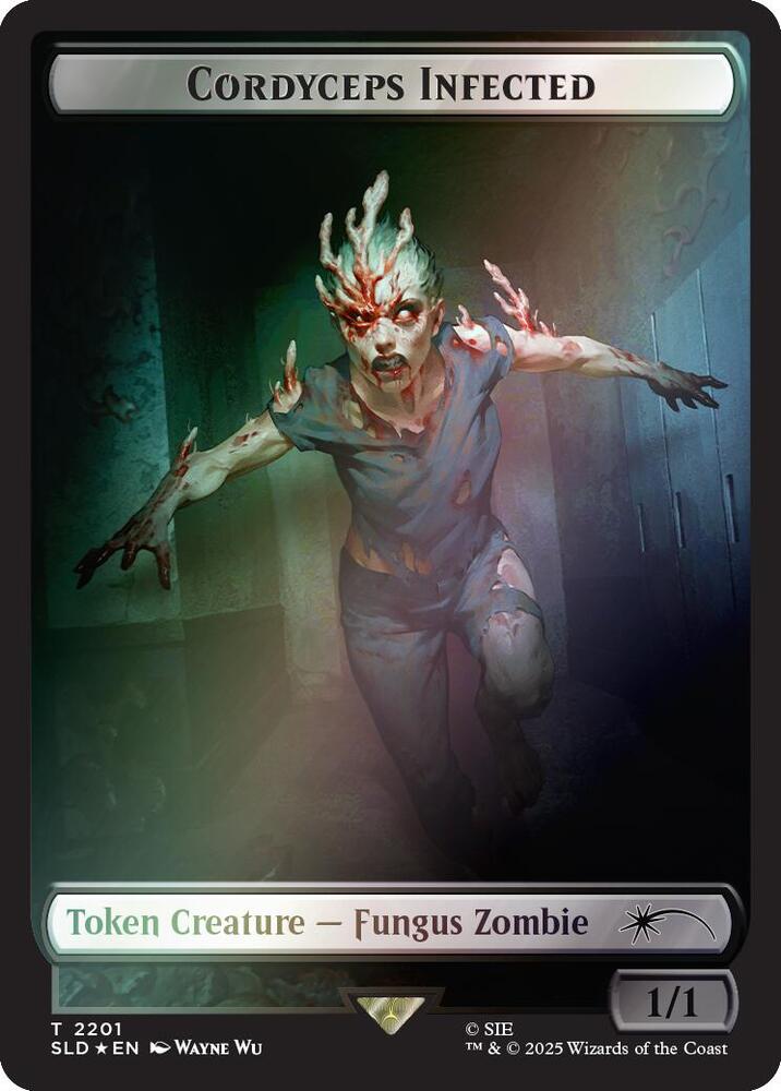 Cordyceps Infected Token (Rainbow Foil) 2201 card from Secret Lair Drop Series