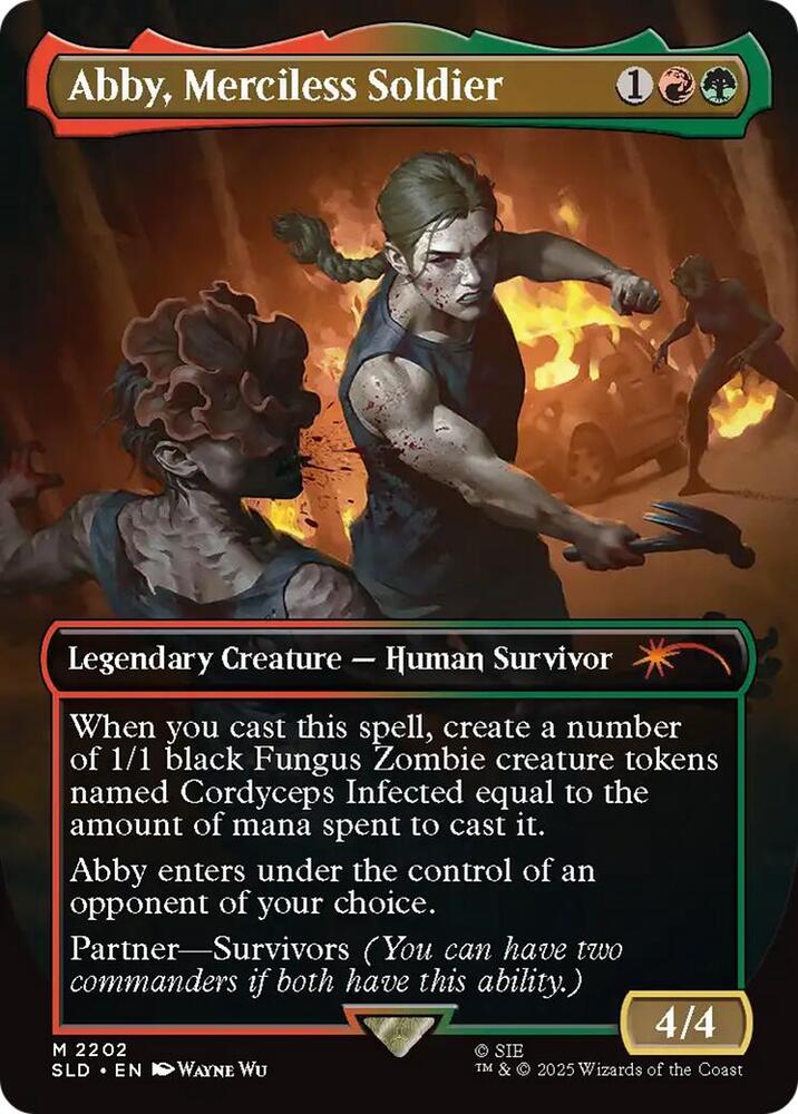 Abby, Merciless Soldier 2202 card from Secret Lair Drop Series