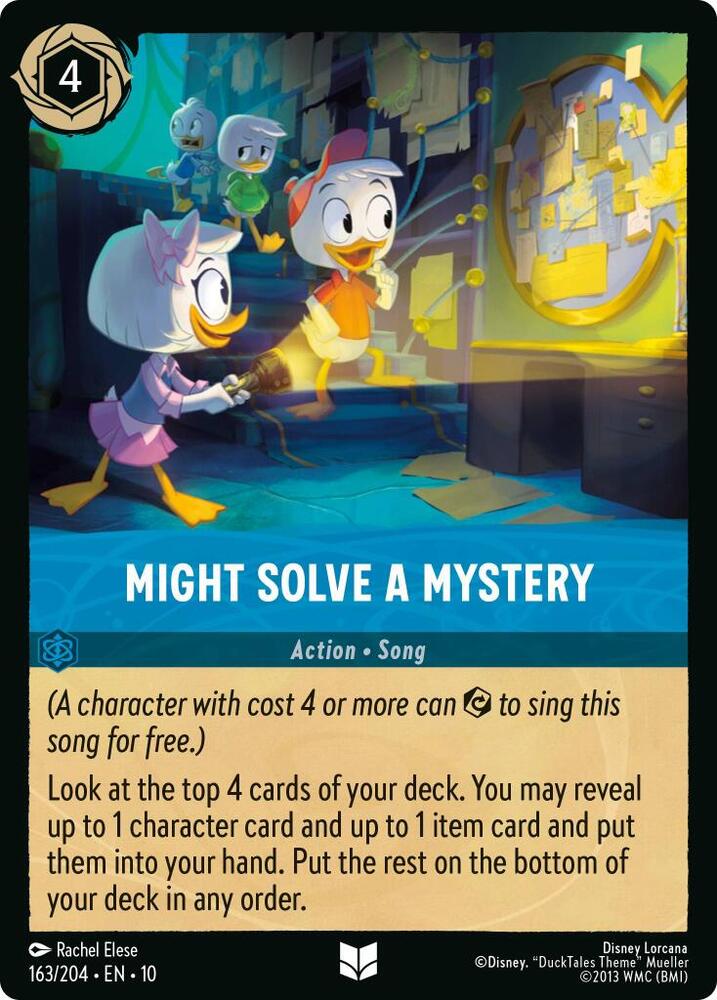 Might Solve a Mystery 163/204 card from Whispers in the Well