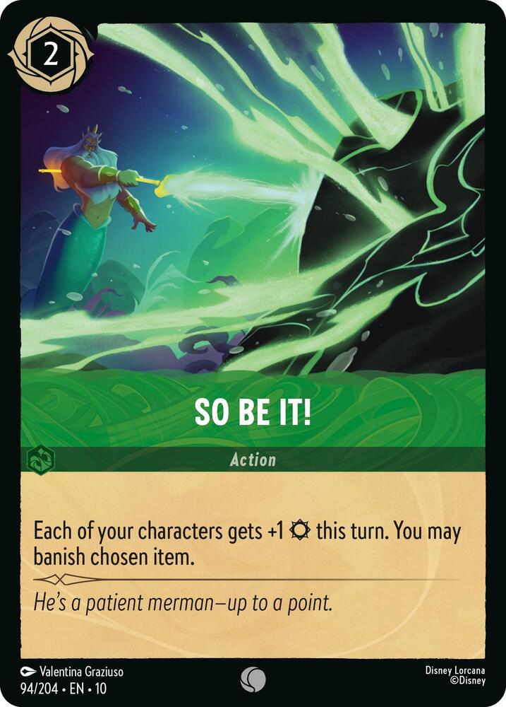 So Be It! 94/204 card from Whispers in the Well