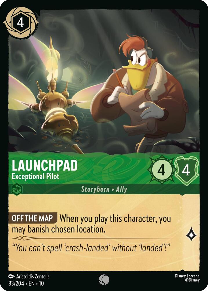 Launchpad - Exceptional Pilot 83/204 card from Whispers in the Well