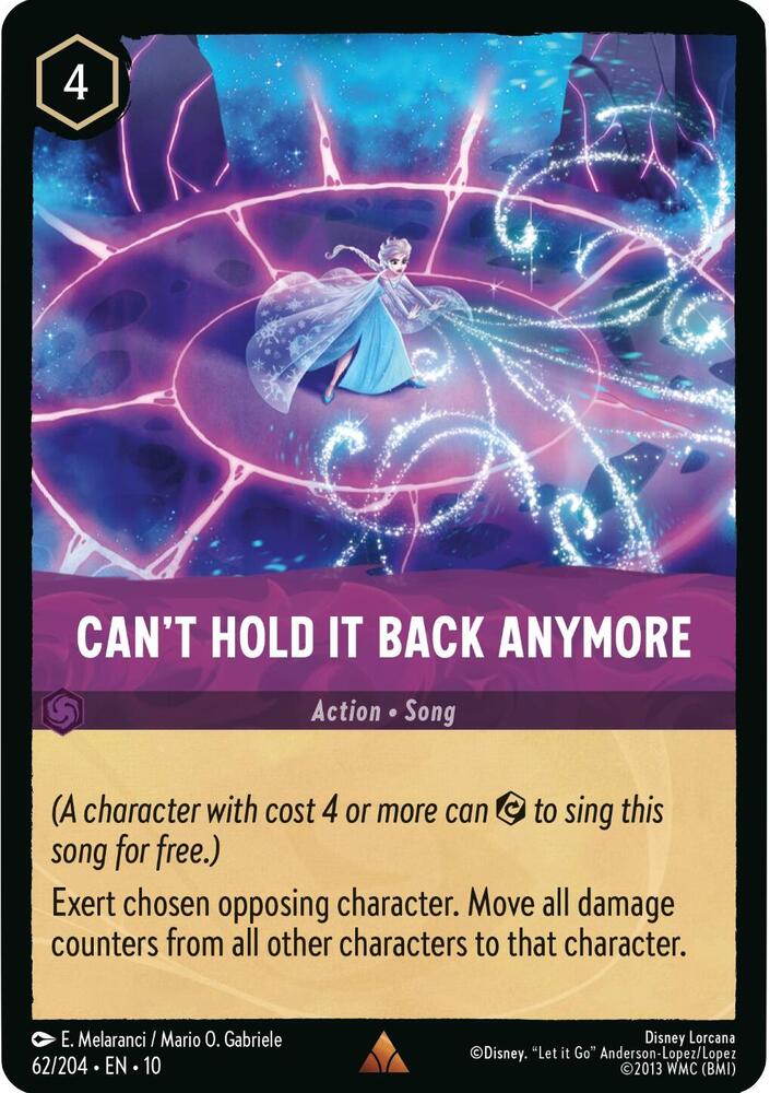 Can't Hold It Back Anymore 62/204 card from Whispers in the Well