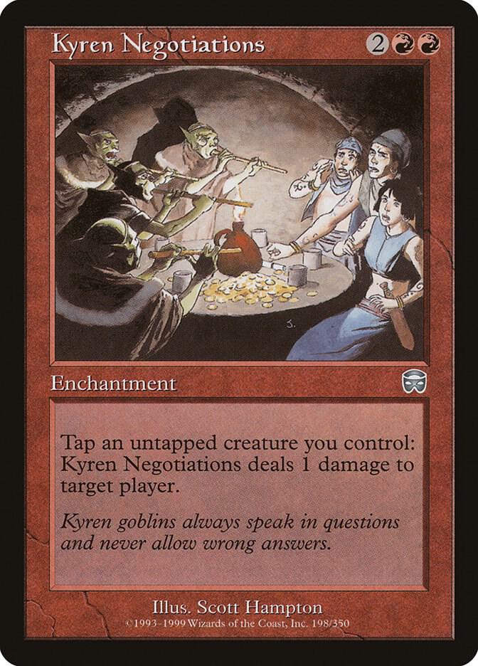Kyren Negotiations 198 card from Mercadian Masques