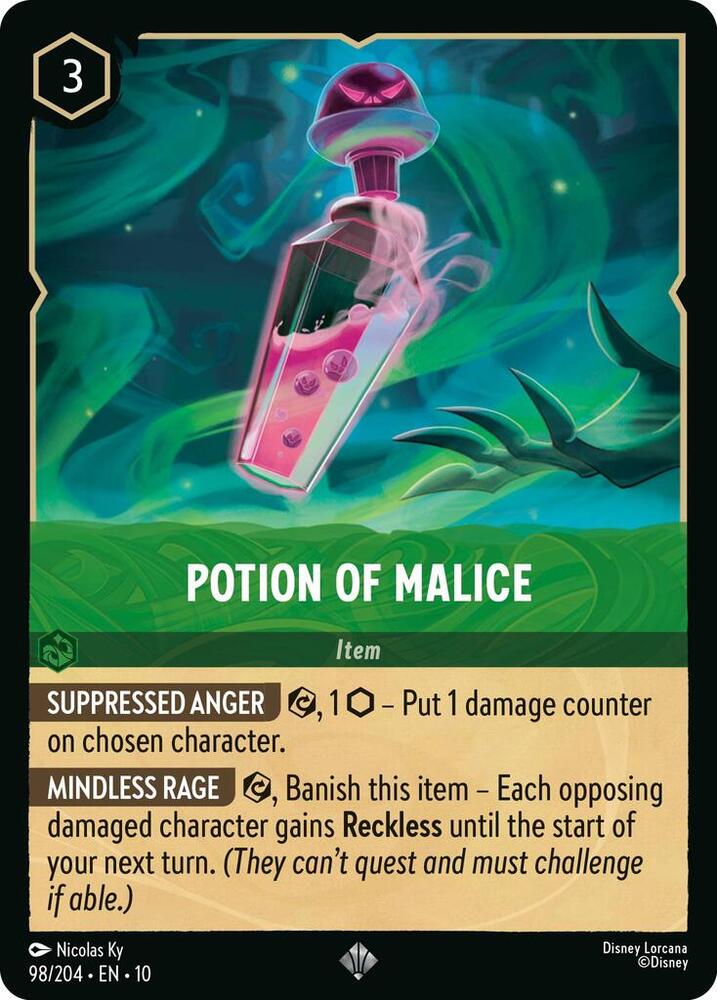 Potion of Malice 98/204 card from Whispers in the Well