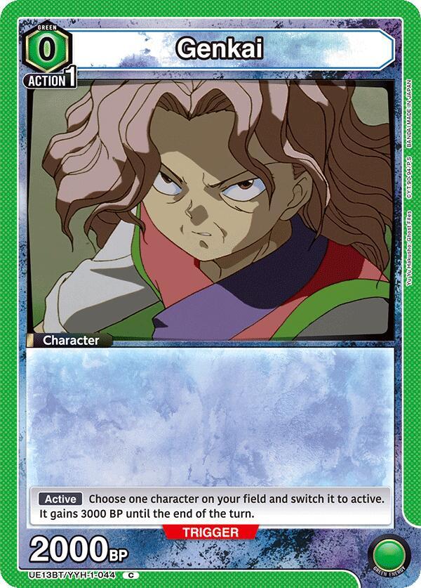 Genkai UE13BT/YYH-1-044 card from UE13BT: Yu Yu Hakusho: Ghost Files