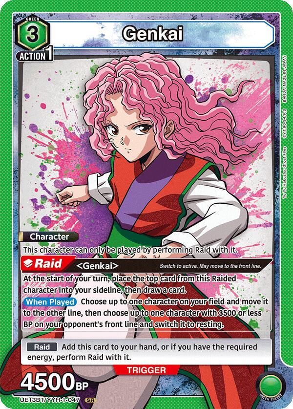 Genkai UE13BT/YYH-1-047 card from UE13BT: Yu Yu Hakusho: Ghost Files