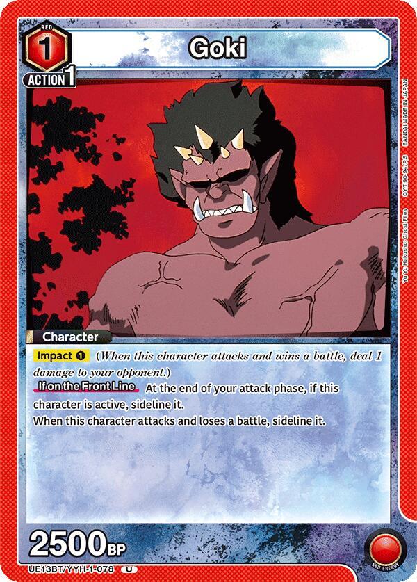 Goki UE13BT/YYH-1-078 card from UE13BT: Yu Yu Hakusho: Ghost Files