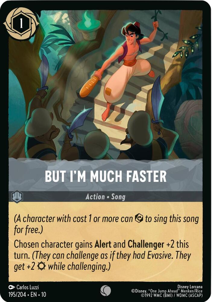 But I'm Much Faster 195/204 card from Whispers in the Well