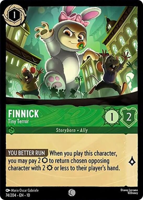 Finnick - Tiny Terror 74/204 card from Whispers in the Well