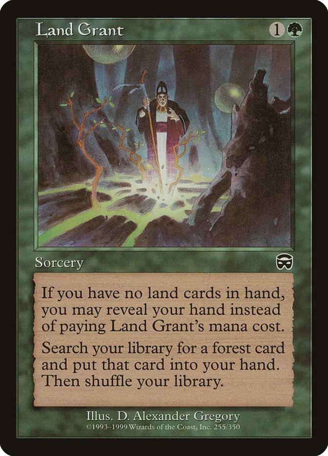 Land Grant 255 card from Mercadian Masques