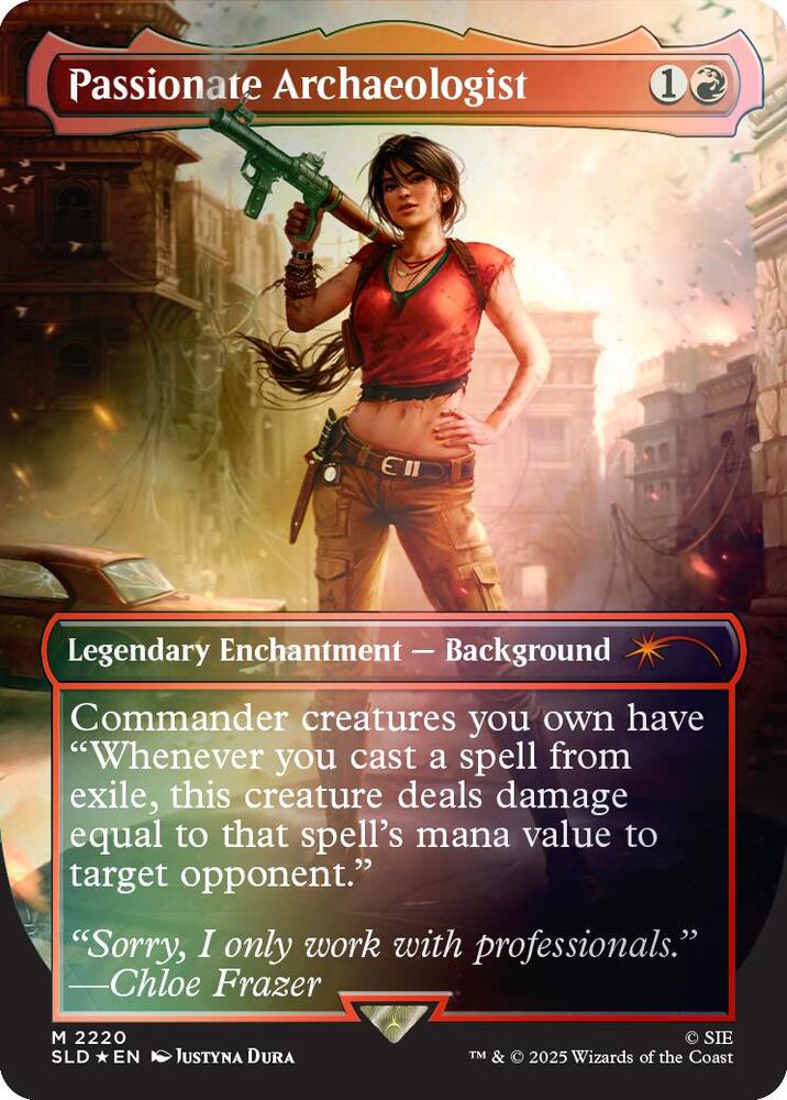 Passionate Archaeologist (Rainbow Foil) 2220 card from Secret Lair Drop Series