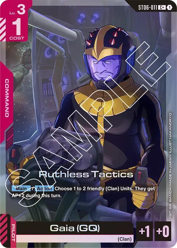 Ruthless Tactics (C+) ST06-011 card from Starter Deck 06: Clan Unity