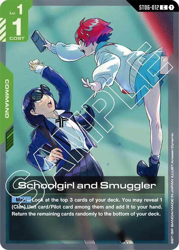 Schoolgirl and Smuggler ST06-012 card from Starter Deck 06: Clan Unity