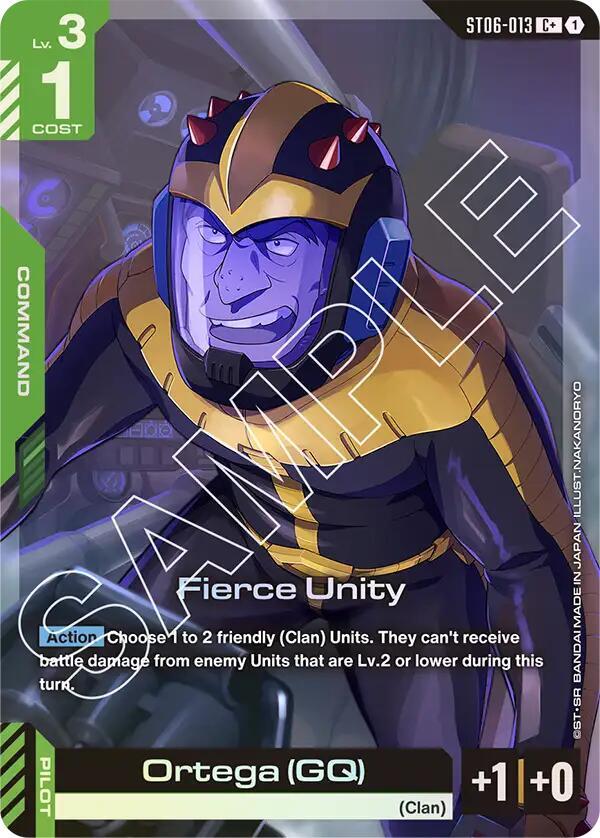 Fierce Unity (C+) ST06-013 card from Starter Deck 06: Clan Unity