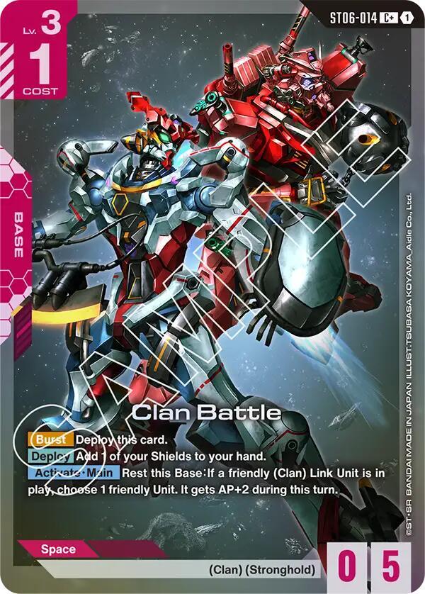Clan Battle (C+) ST06-014 card from Starter Deck 06: Clan Unity