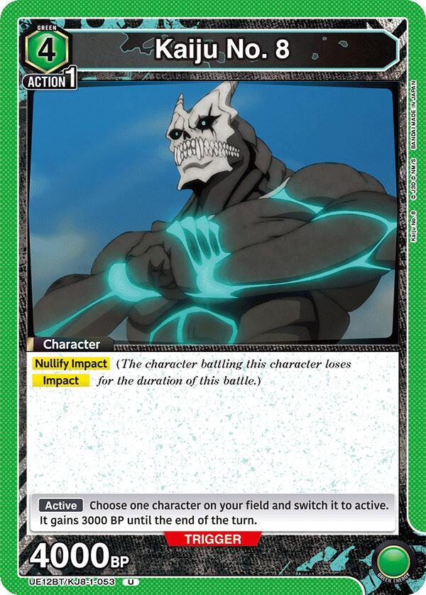 Kaiju No. 8 UE12BT/KJ8-1-053 card from UE12BT: Kaiju No. 8