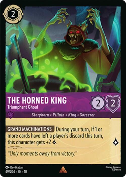 The Horned King - Triumphant Ghoul 49/204 card from Whispers in the Well