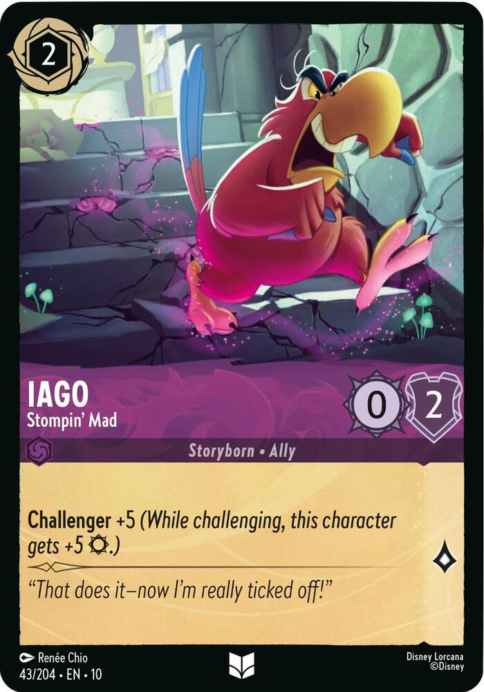 Iago - Stompin' Mad 43/204 card from Whispers in the Well