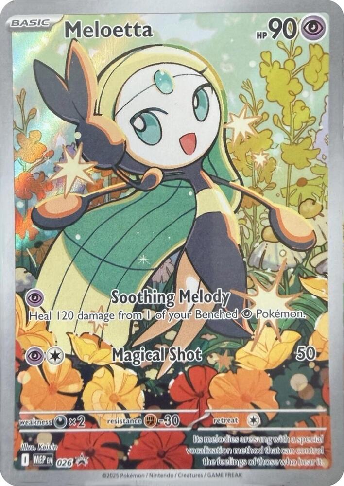 Meloetta 026 card from ME: Mega Evolution Promo