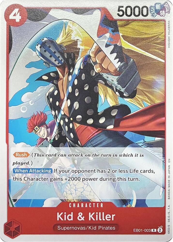 Kid & Killer EB01-003 card from Learn Together Deck Set