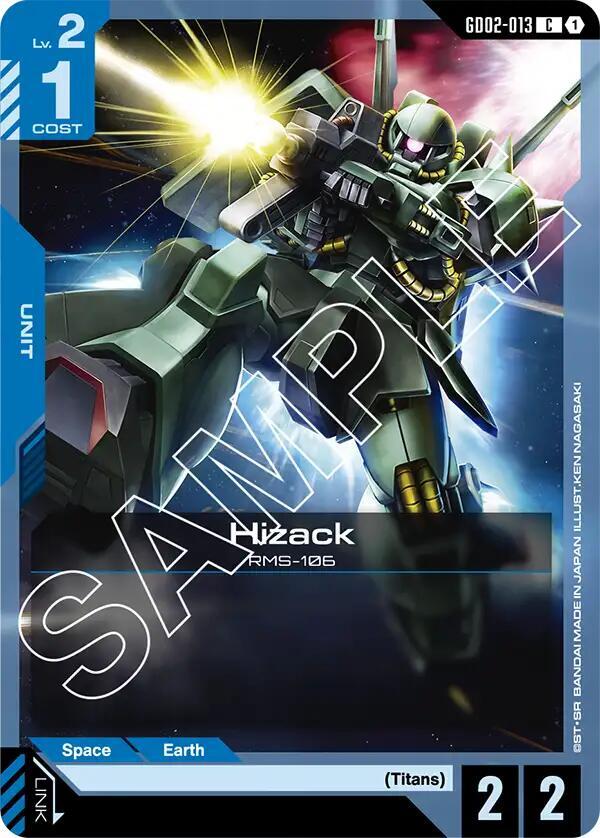 Hizack GD02-013 card from Dual Impact