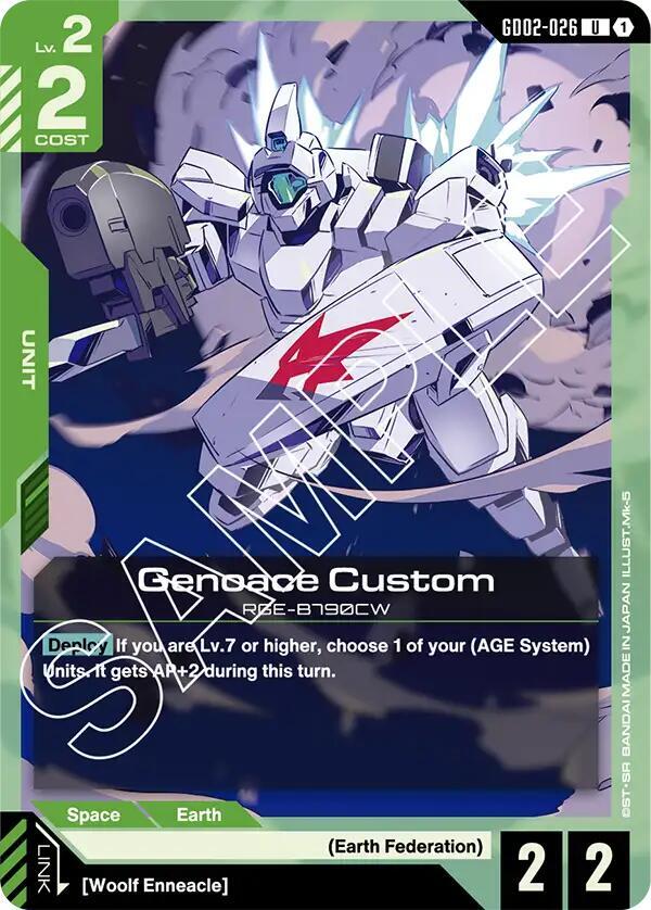 Genoace Custom GD02-026 card from Dual Impact