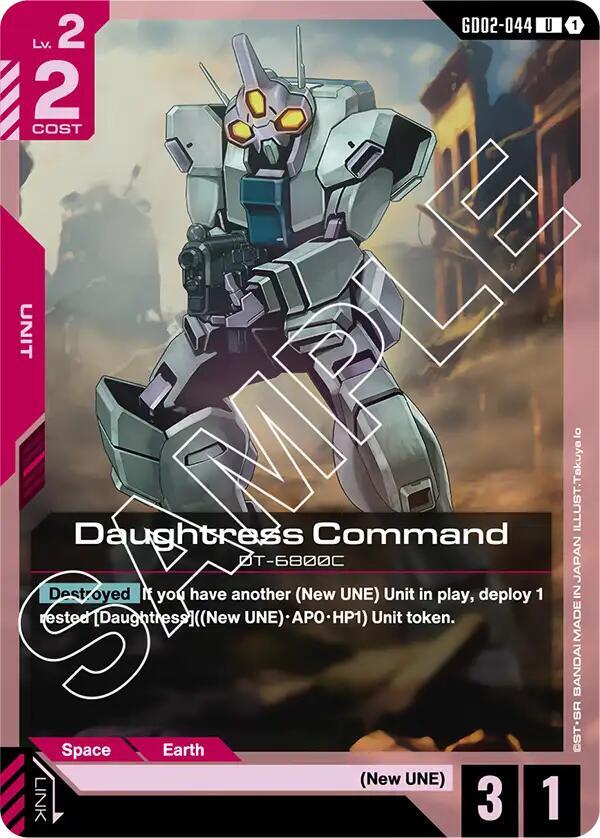 Daughtress Command GD02-044 card from Dual Impact