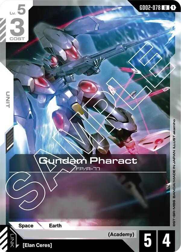 Gundam Pharact GD02-078 card from Dual Impact