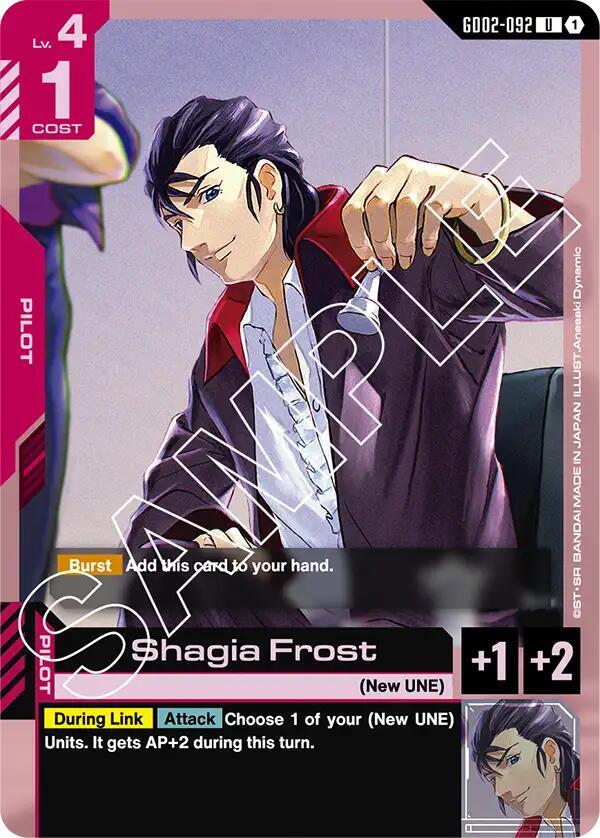 Shagia Frost GD02-092 card from Dual Impact