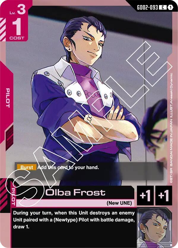 Olba Frost GD02-093 card from Dual Impact