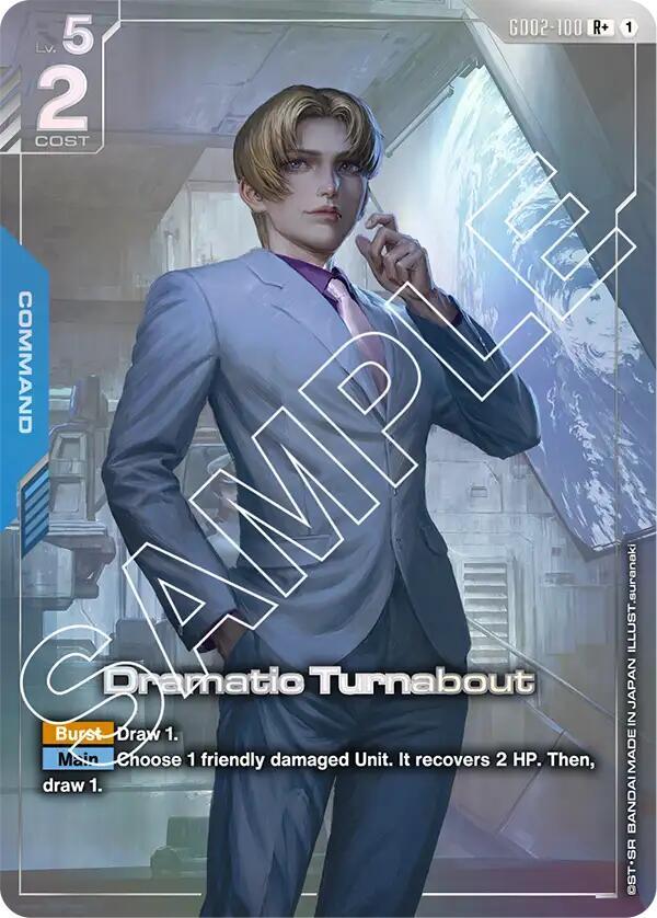 Dramatic Turnabout (R+) GD02-100 card from Dual Impact