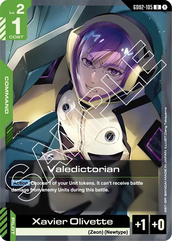 Valedictorian GD02-105 card from Dual Impact