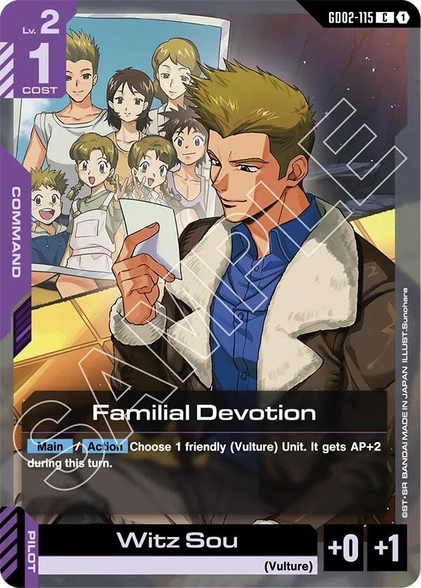 Familial Devotion GD02-115 card from Dual Impact