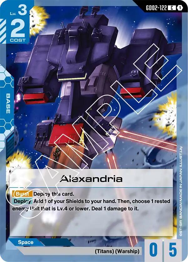 Alexandria GD02-122 card from Dual Impact