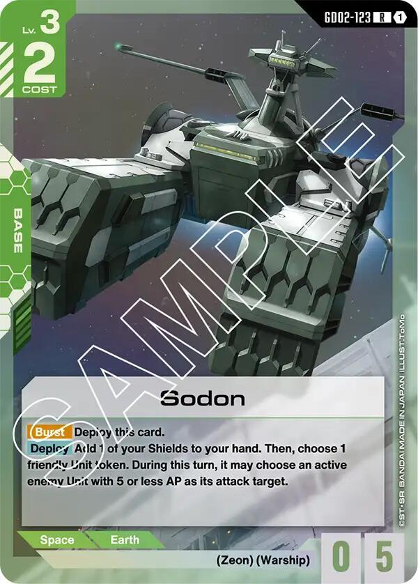 Sodon GD02-123 card from Dual Impact