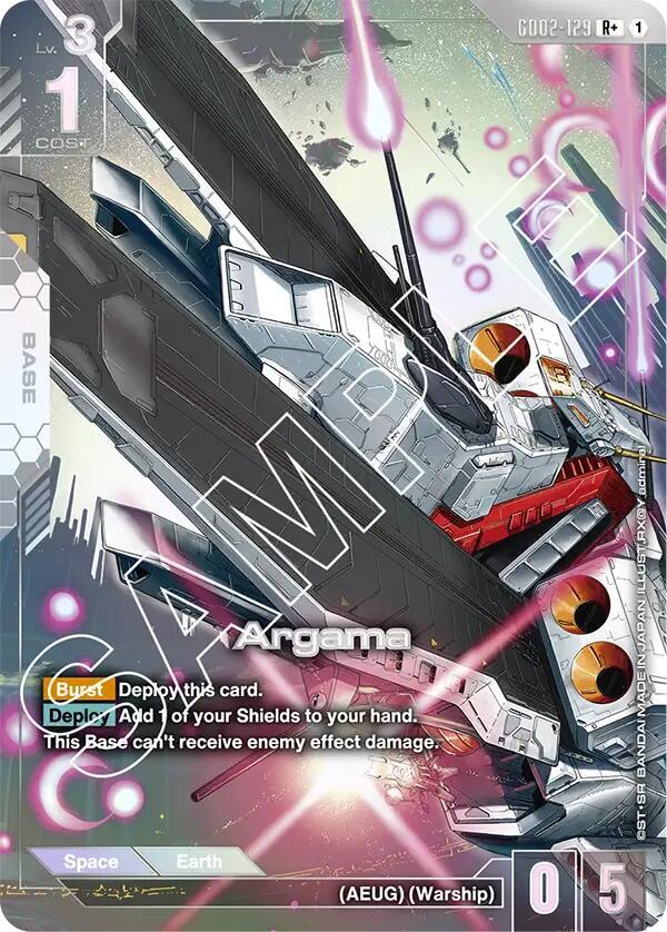Argama (R+) GD02-129 card from Dual Impact