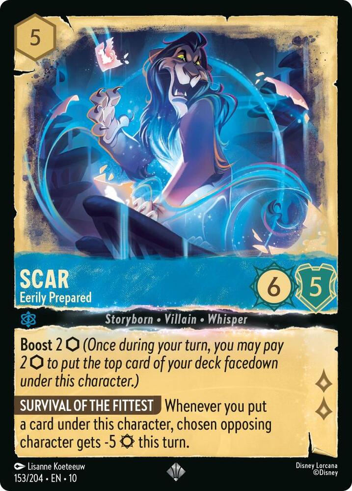 Scar - Eerily Prepared 153/204 card from Whispers in the Well