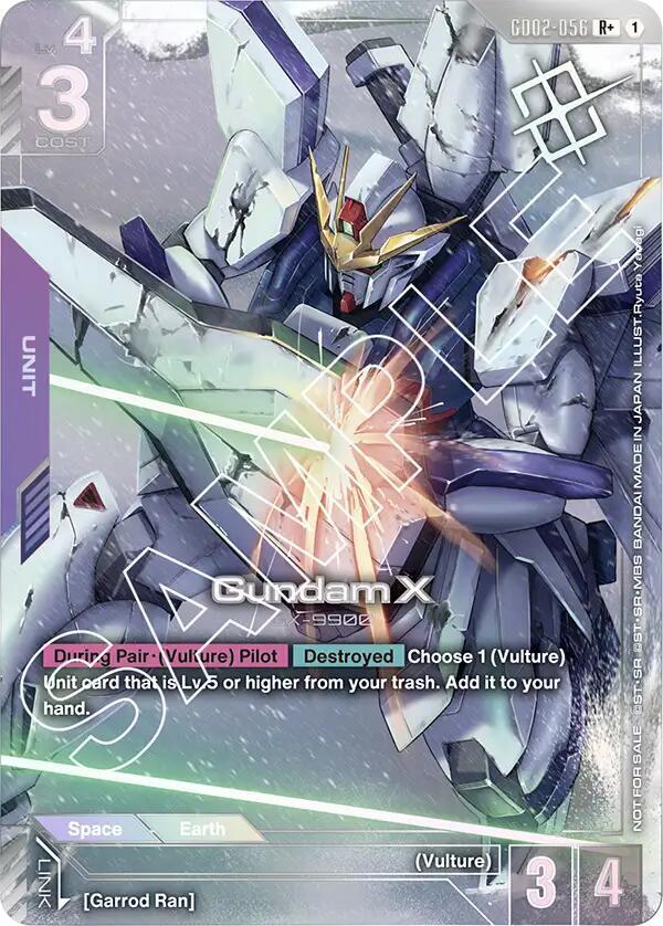 Gundam X (Store Tournament Winner Pack 02) GD02-056 card from Gundam Promotional Cards