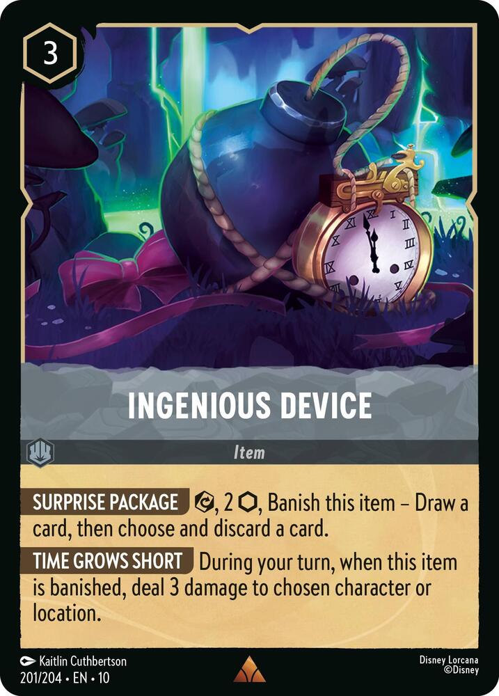 Ingenious Device 201/204 card from Whispers in the Well