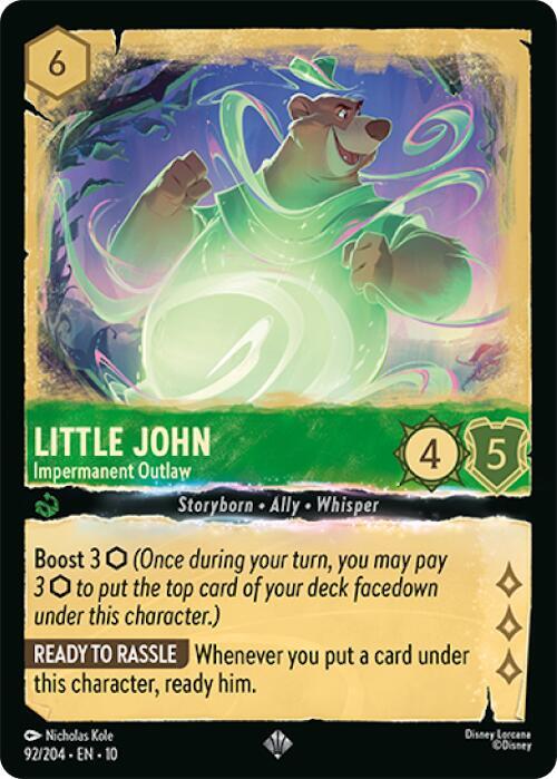 Little John - Impermanent Outlaw 92/204 card from Whispers in the Well