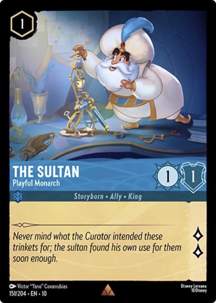 The Sultan - Playful Monarch 151/204 card from Whispers in the Well