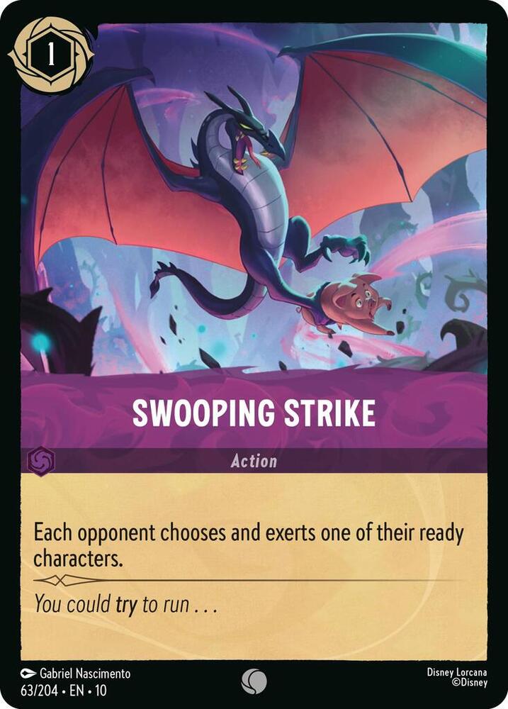 Swooping Strike 63/204 card from Whispers in the Well