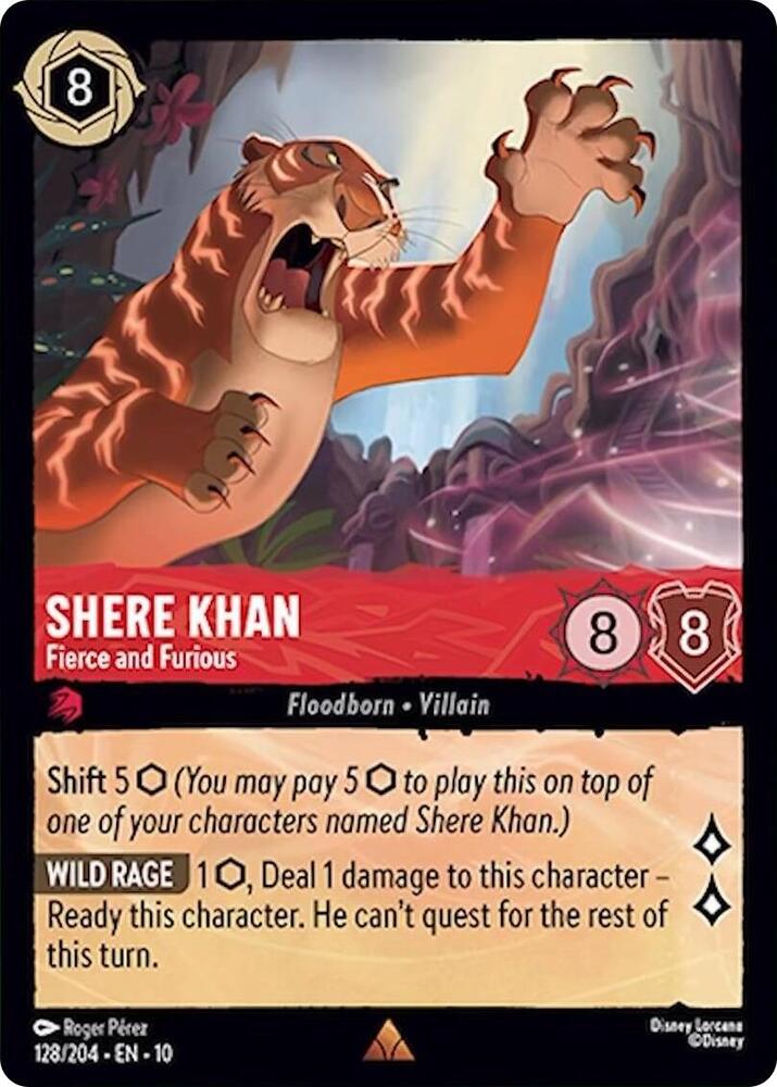 Shere Khan - Fierce and Furious 128/204 card from Whispers in the Well