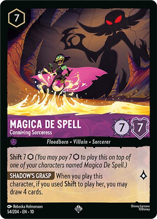 Magica De Spell - Conniving Sorceress 54/204 card from Whispers in the Well