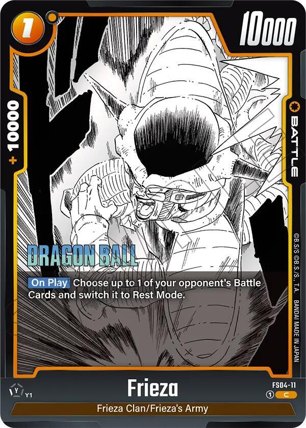Frieza FS04-11 card from Manga Booster 02