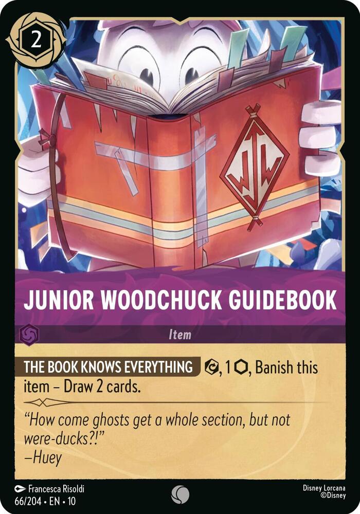 Junior Woodchuck Guidebook 66/204 card from Whispers in the Well