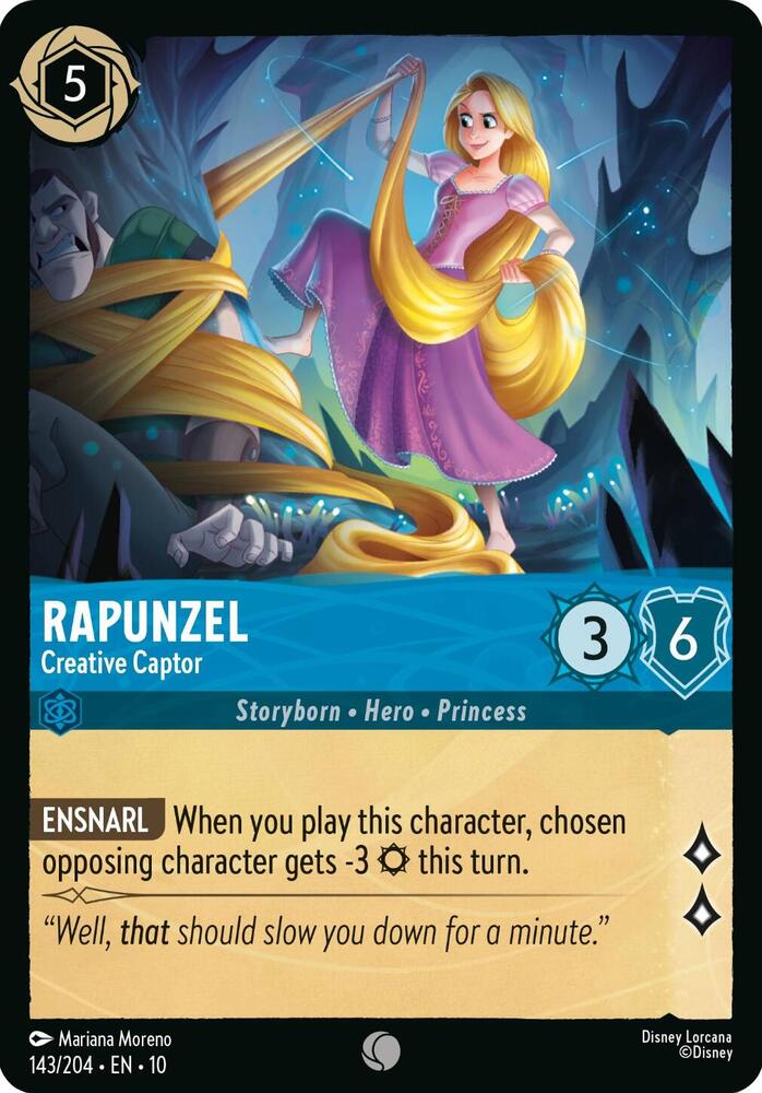 Rapunzel - Creative Captor 143/204 card from Whispers in the Well