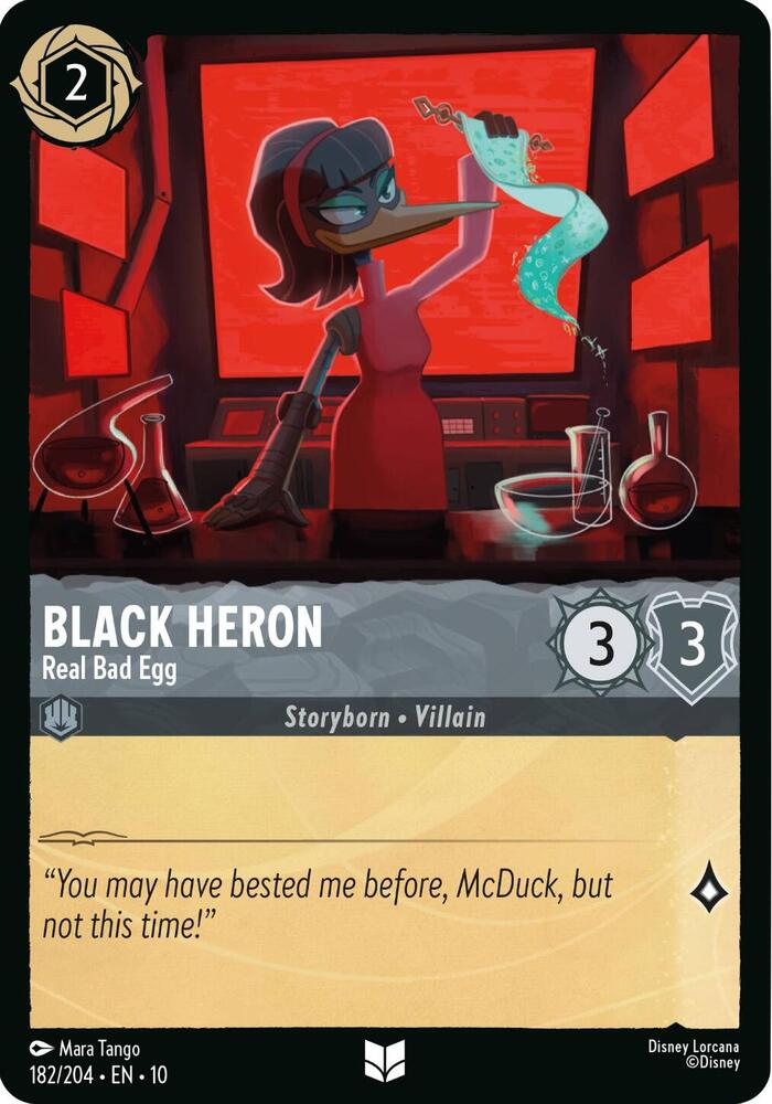 Black Heron - Real Bad Egg 182/204 card from Whispers in the Well