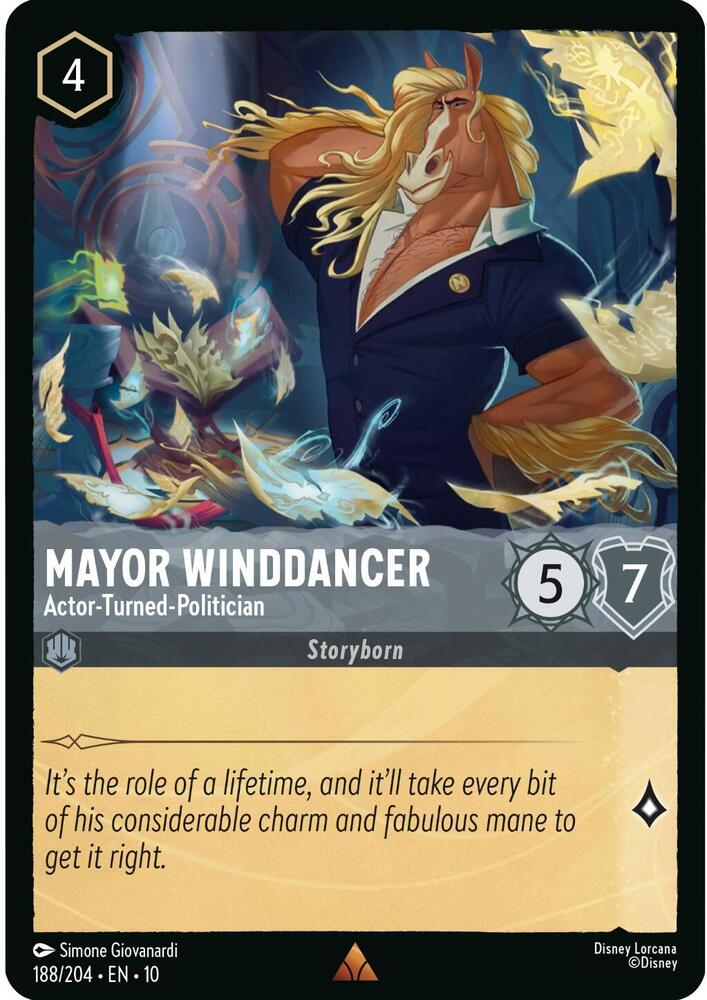 Mayor Winddancer - Actor-Turned-Politician 188/204 card from Whispers in the Well